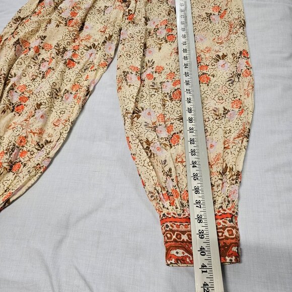 Free People Intimately Picnic Partay Pants Women Oversize XS Beige - Picture 10 of 14